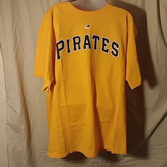 yellow pittsburgh pirates t shirt